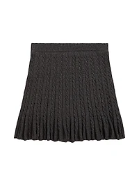 Little Girl's & A-Line Cable-Knit Skirt