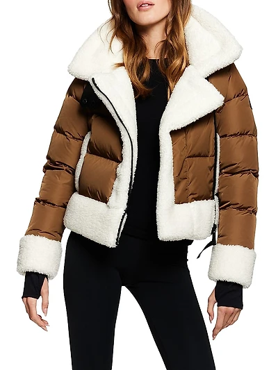 Bennett Sherpa Down Puffer Jacket