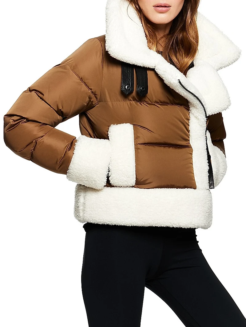 Bennett Sherpa Down Puffer Jacket