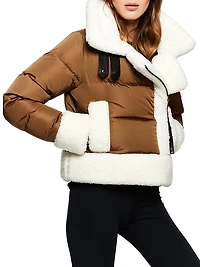 Bennett Sherpa Down Puffer Jacket