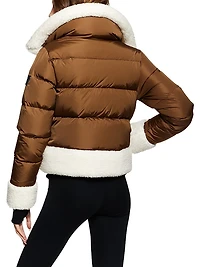 Bennett Sherpa Down Puffer Jacket