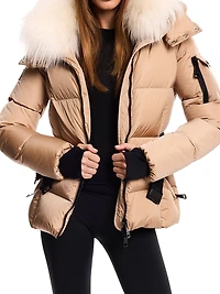 Delilah Shearling Collar Jacket