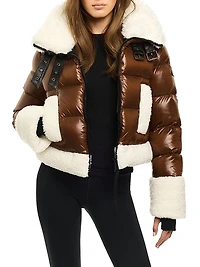 Hallie Sherpa Puffer Coat