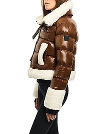 Hallie Sherpa Puffer Coat
