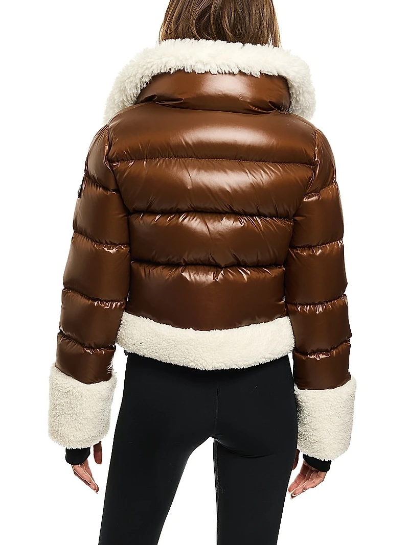 Hallie Sherpa Puffer Coat