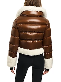 Hallie Sherpa Puffer Coat