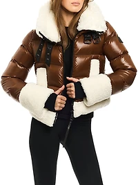Hallie Sherpa Puffer Coat