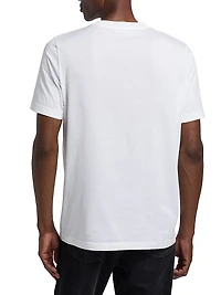 Wolf Print Cotton T-Shirt