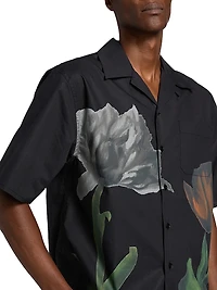 Tulip Cotton-Poplin Bowling Shirt