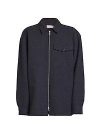Croomson Zip-Up Shirt Jacket