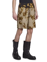 Piperi Printed Drawstring Shorts