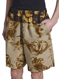 Piperi Printed Drawstring Shorts
