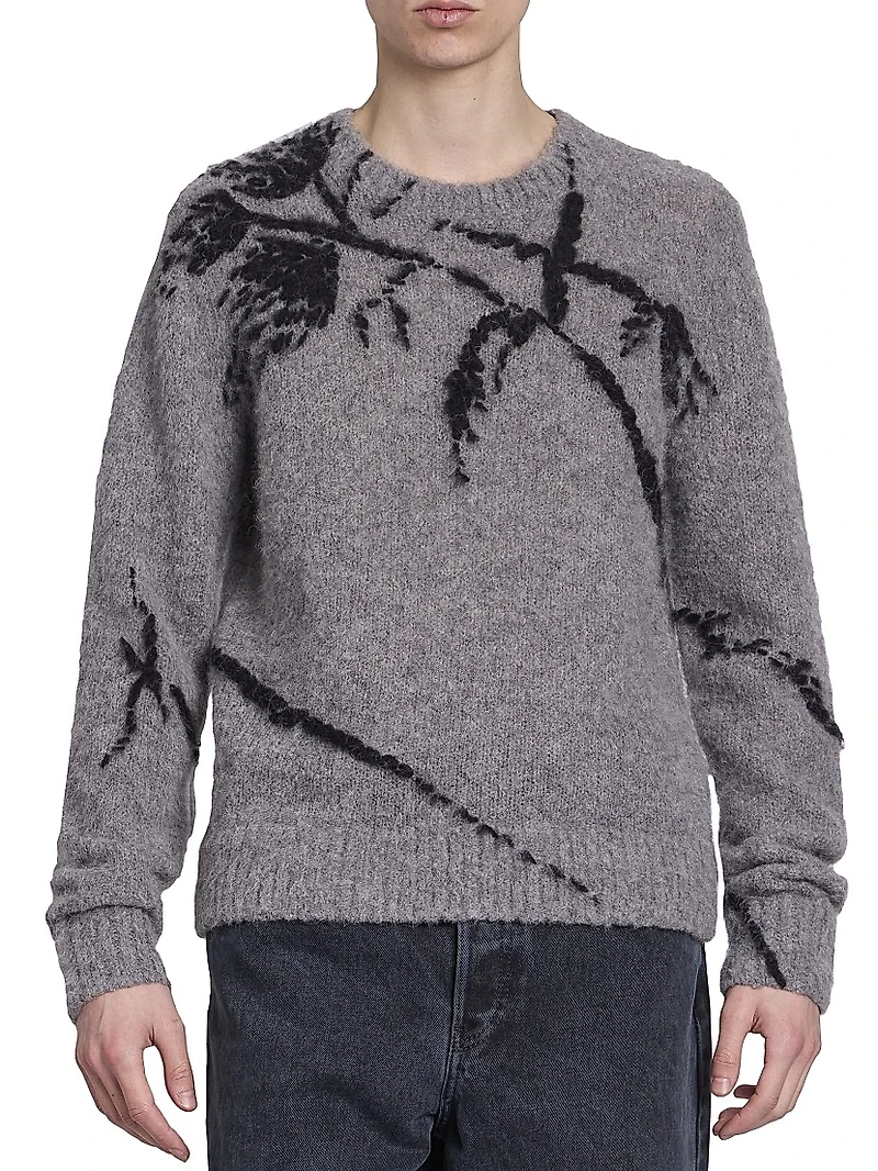 Mouche Jacquard Sweater