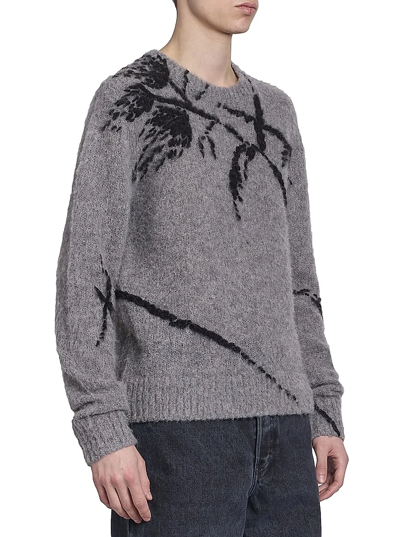 Mouche Jacquard Sweater