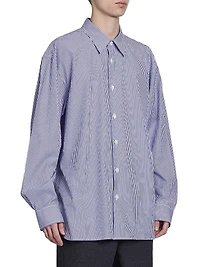 Croom Striped Cotton Button-Front Shirt