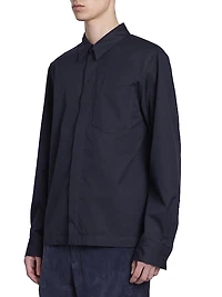 Corran Cotton-Wool Button-Front Shirt