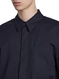 Corran Cotton-Wool Button-Front Shirt