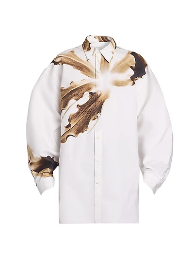 Carton Printed Cotton Shirt