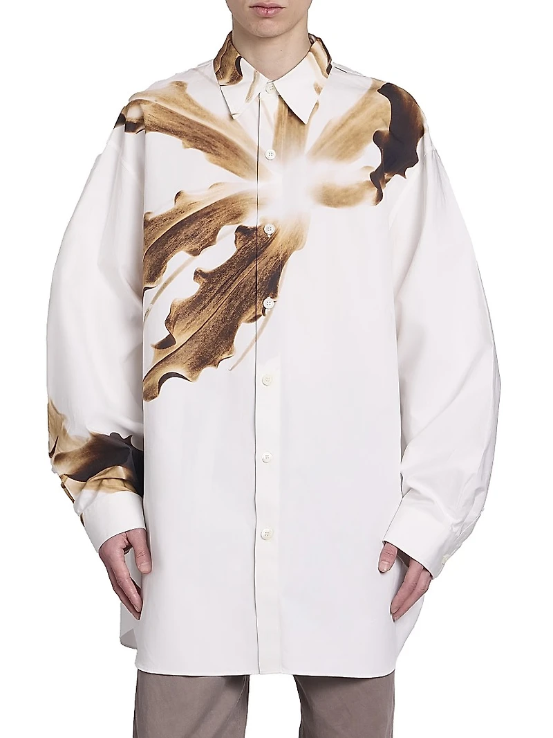 Carton Printed Cotton Shirt