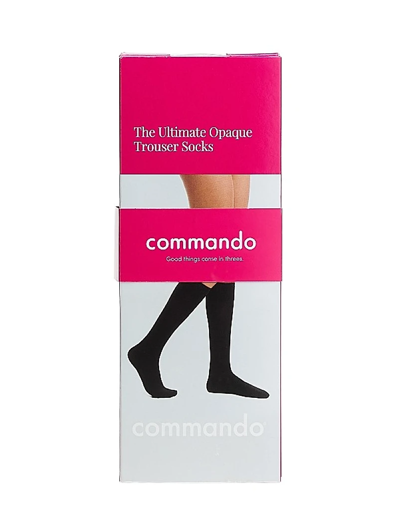 Ultimate Opaque 3-Pack Trouser Sock Set