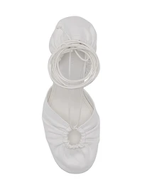 Mesure Lace-Up Leather Pumps