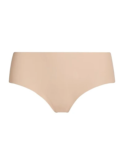 Invisible Rib-Knit Bikini Briefs Set