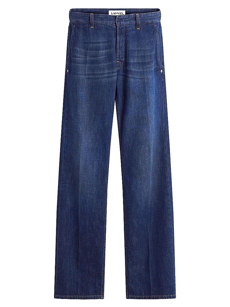 Straight Fit Denim Jeans