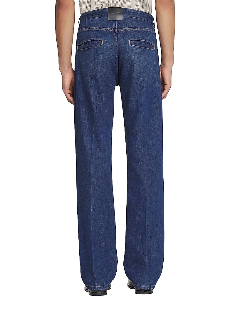 Straight Fit Denim Jeans