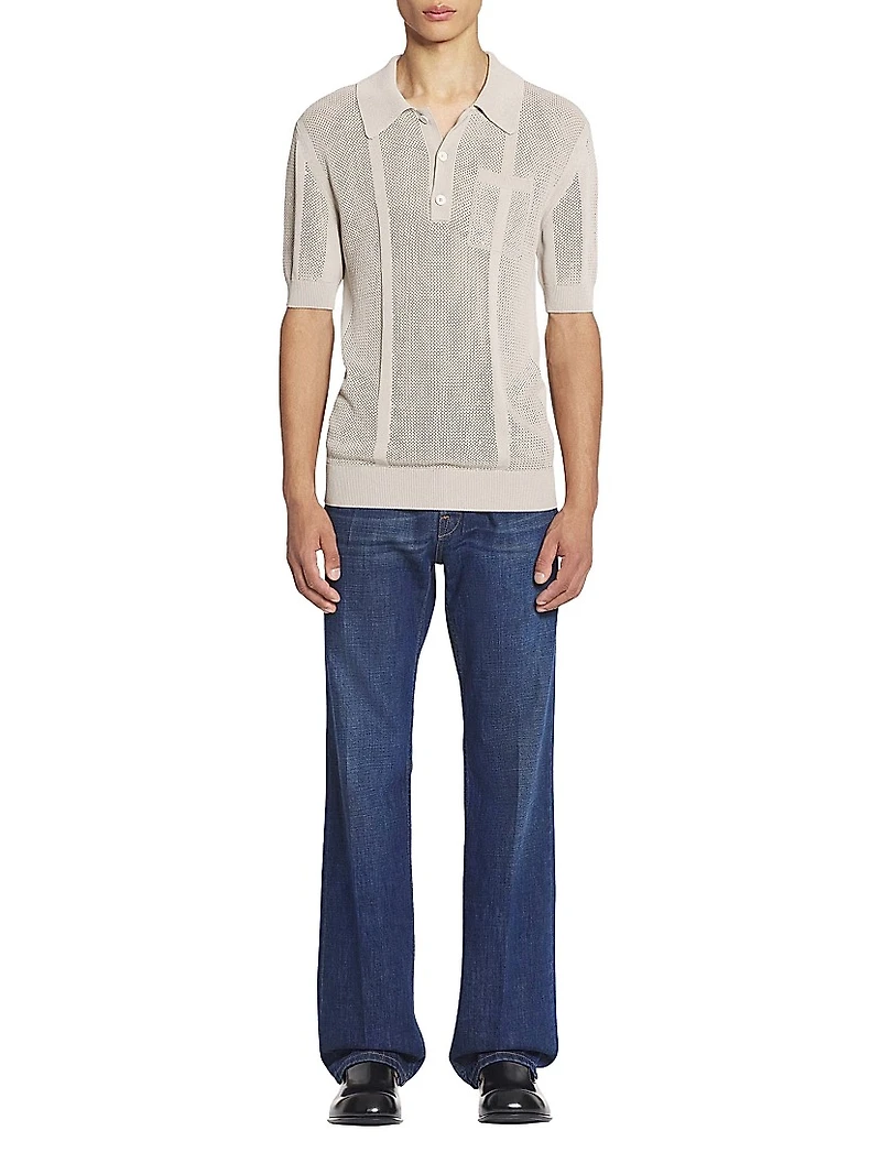 Straight Fit Denim Jeans