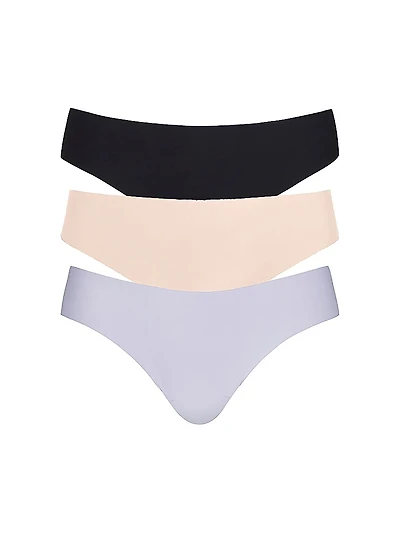 Butter 3-Pack Mid-Rise Thongs