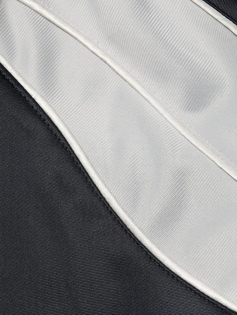 Contrast-Trim Track Jacket