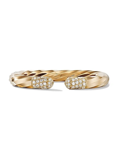 Cable Edge Bracelet 18K Yellow Gold
