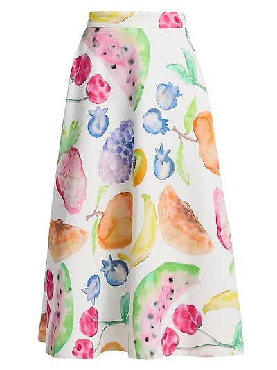 A-Line Midi-Skirt