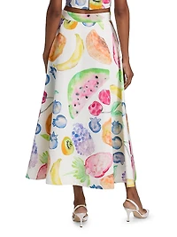 A-Line Midi-Skirt