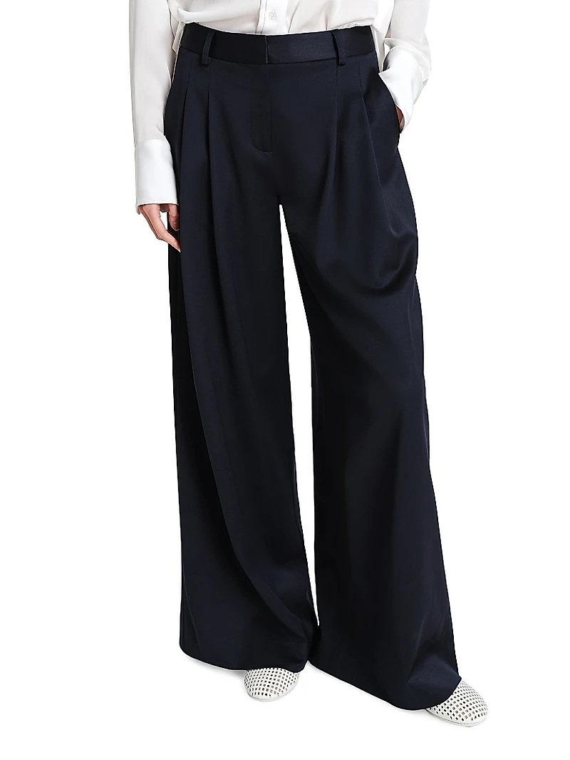 Next Didi Wool Wide-Leg Pants