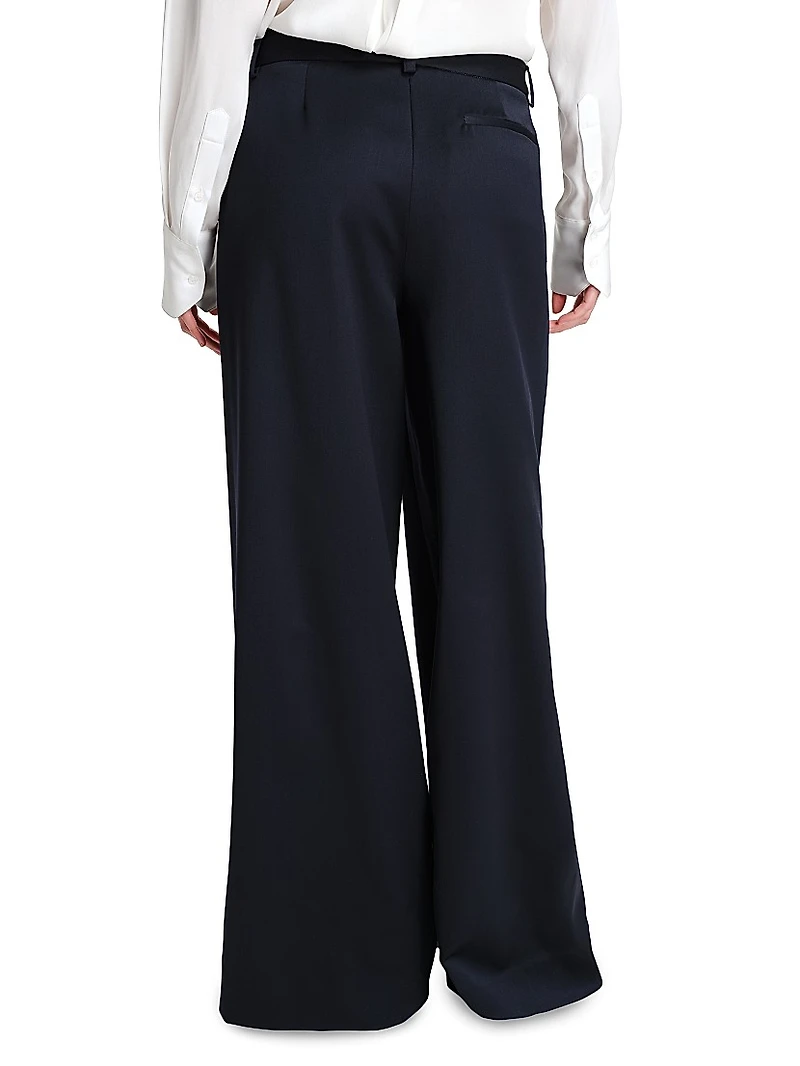 Next Didi Wool Wide-Leg Pants