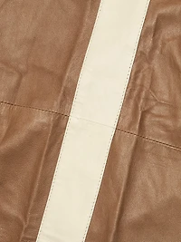 Eva Tux Leather Wide-Leg Pants