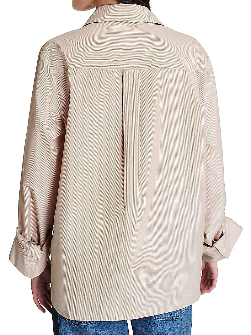 Boyfriend Cotton Long-Sleeve Shirt