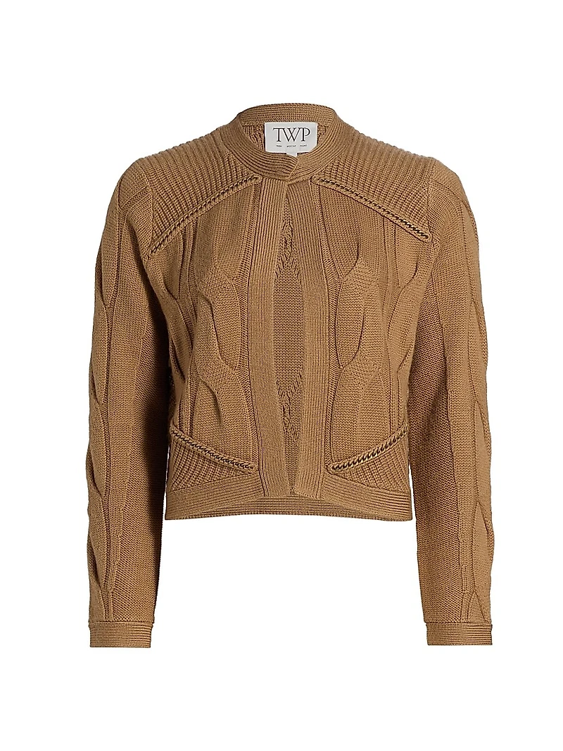 Chain Sweater Jacket