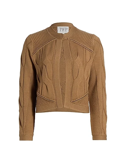 Chain Sweater Jacket