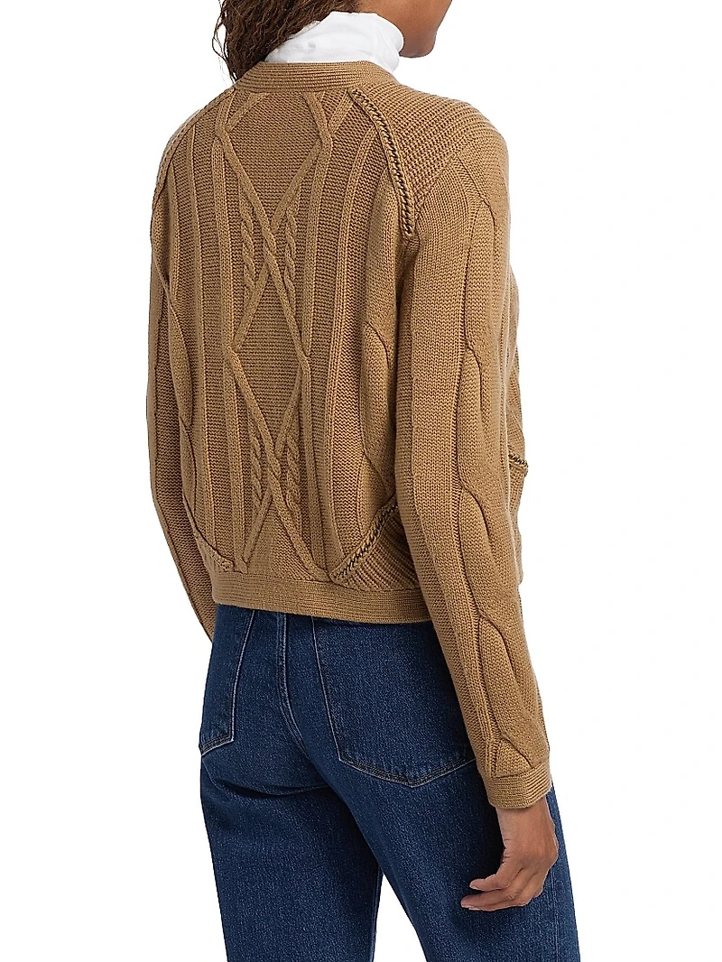Chain Sweater Jacket