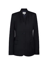 Shawl-Collar Wool Dinner Jacket