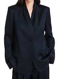 Shawl-Collar Wool Dinner Jacket