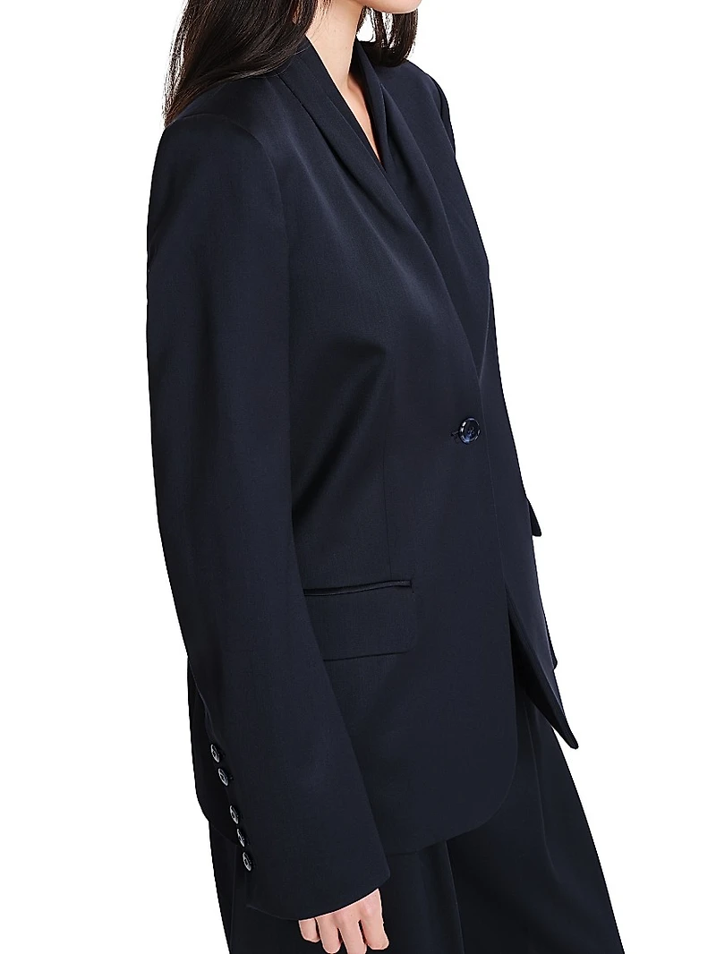 Shawl-Collar Wool Dinner Jacket
