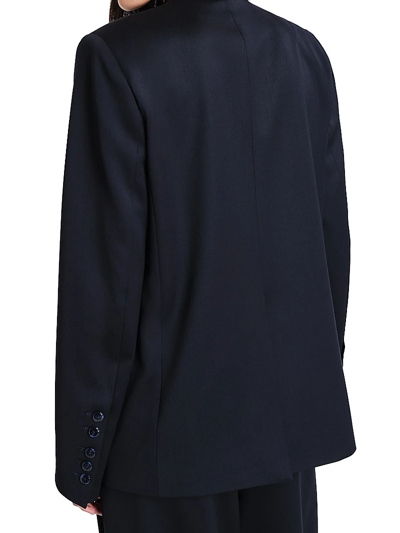 Shawl-Collar Wool Dinner Jacket