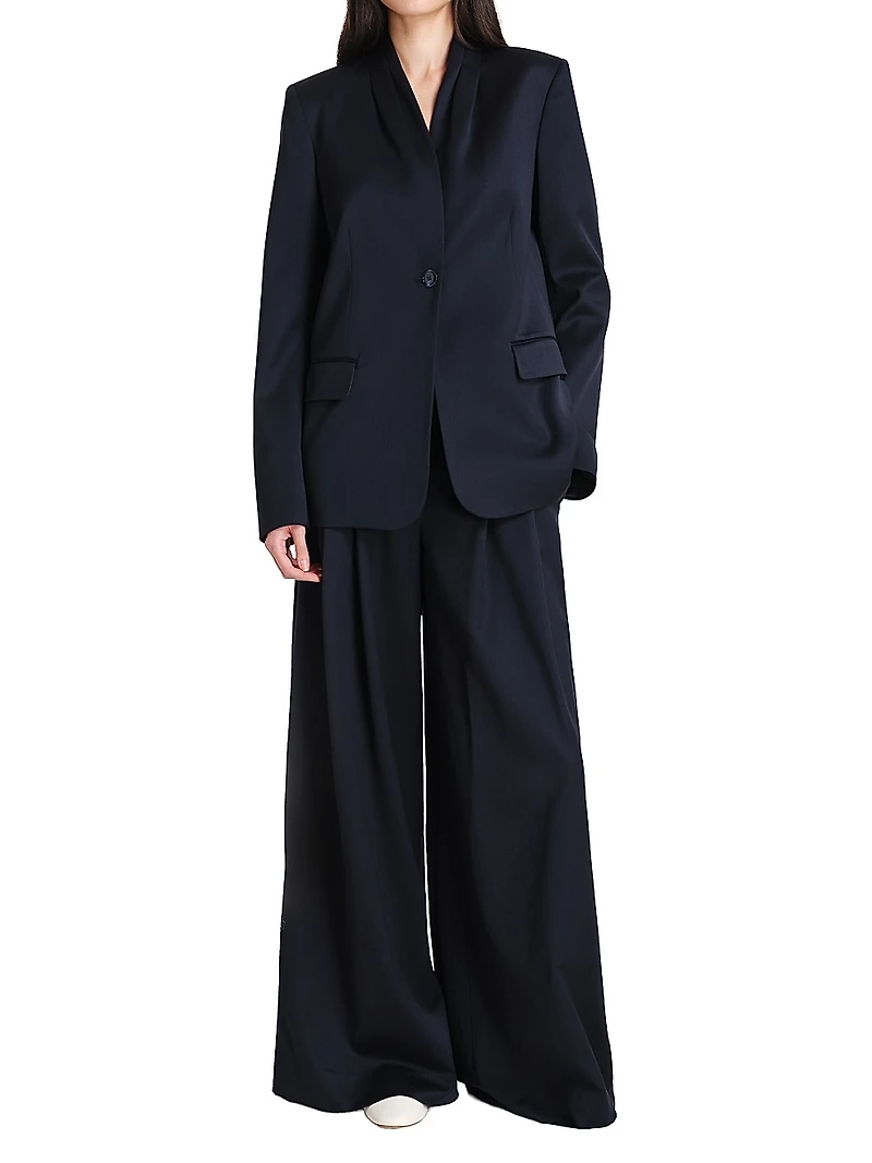 Shawl-Collar Wool Dinner Jacket