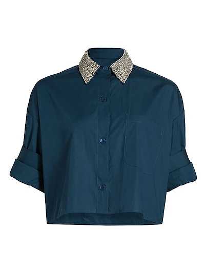 Next Ex Crystral Collar Shirt