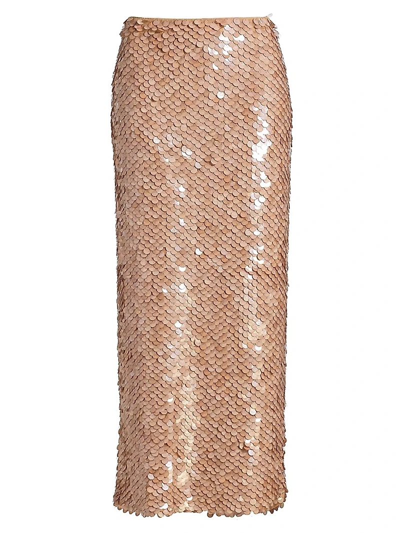 Gwyneth Sequin Midi-Skirt