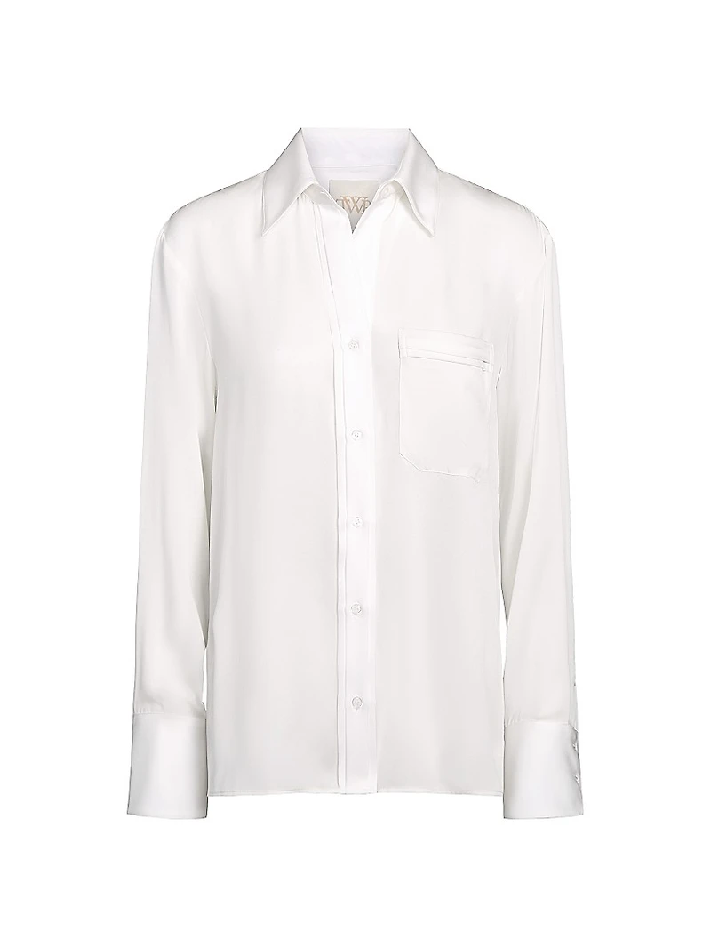 New Joey Stretch-Silk Shirt