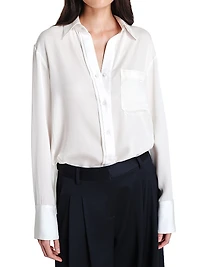 New Joey Stretch-Silk Shirt